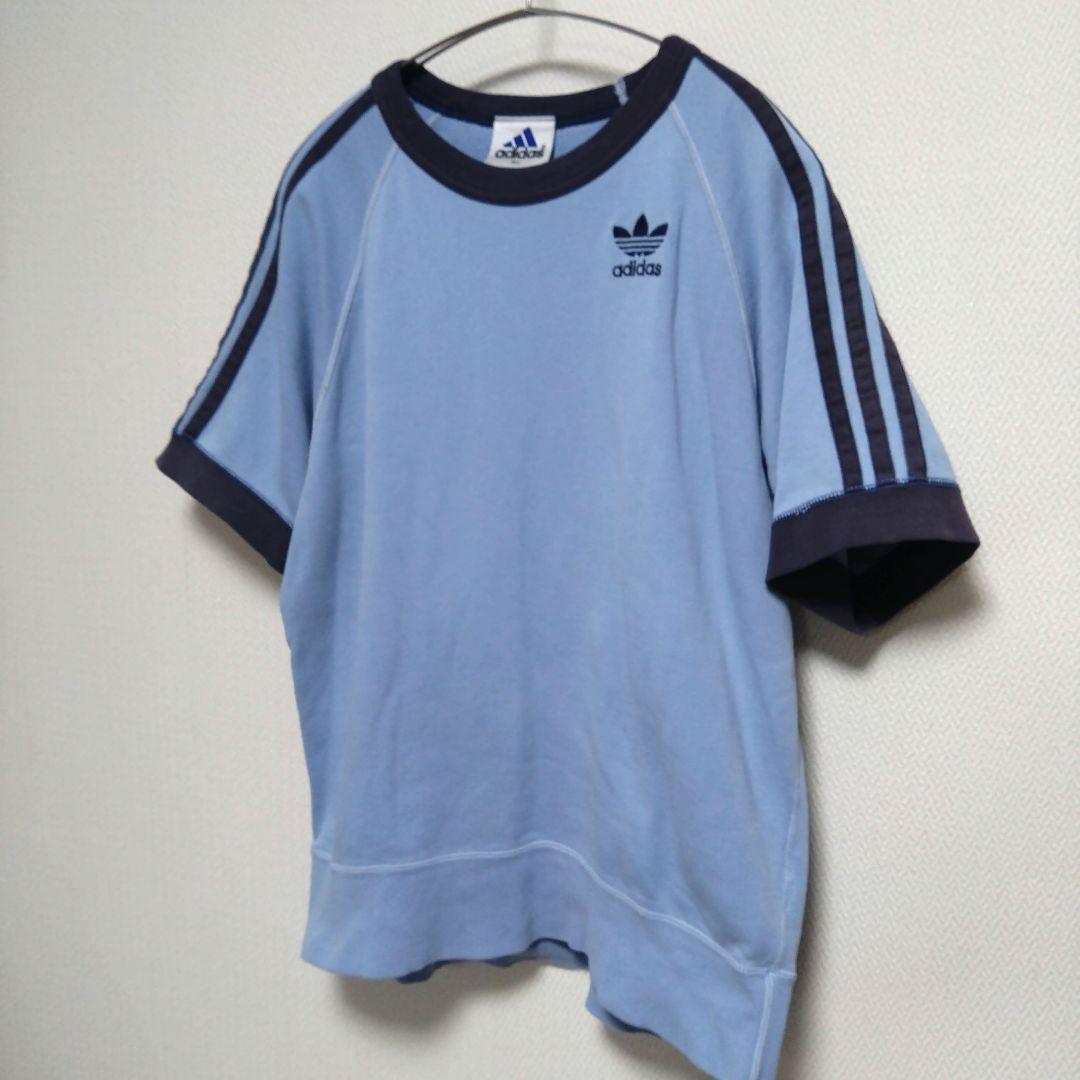 90s adidas アディダス トッテナム ビンテージスウェット 茄子紺