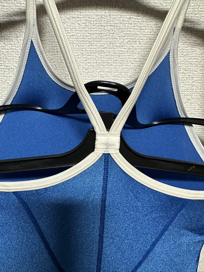 競泳水着 SPEEDO Sサイズ ブルー 白パイピング