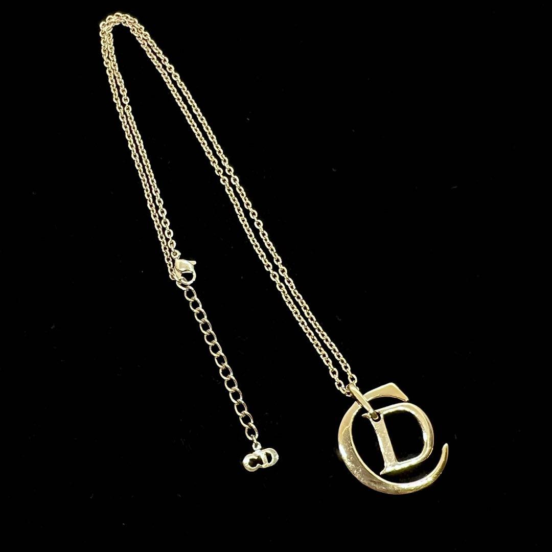 美品✨ Dior クリスチャンディオール ネックレス ゴールド CD