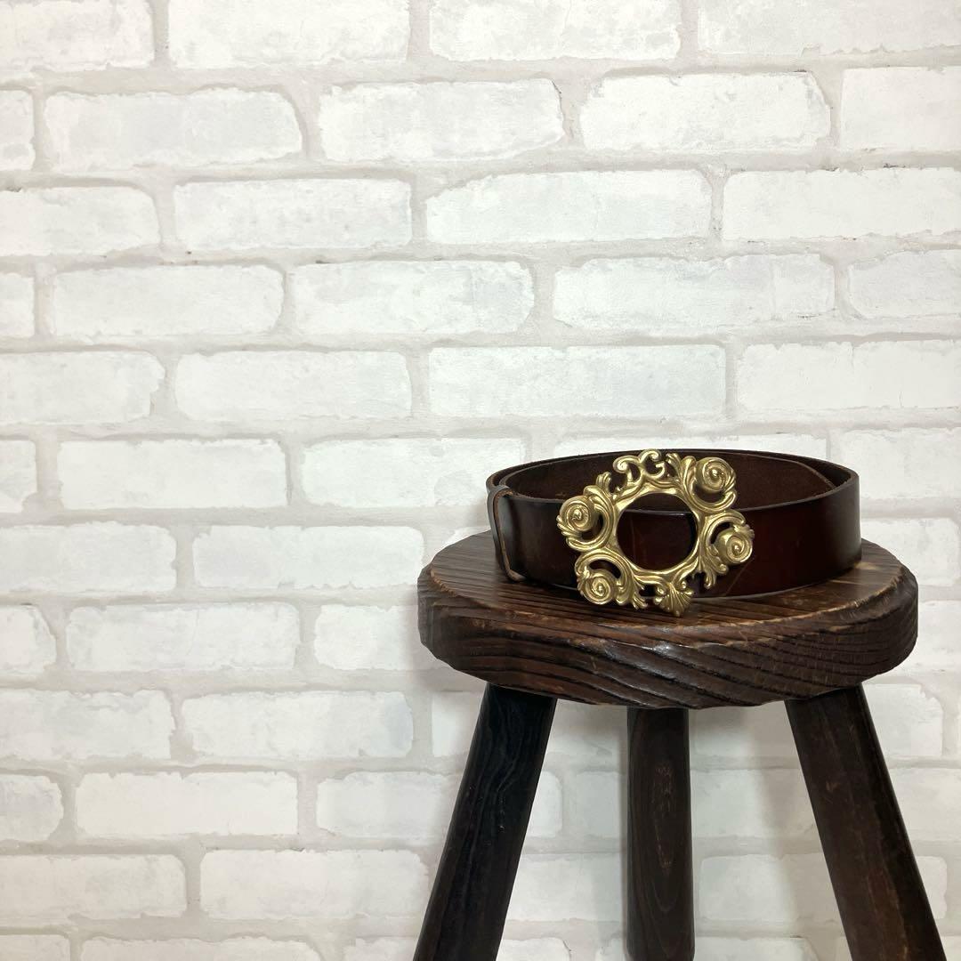 DOLCE&GABBANA バックル バロック アラベスク ゴールド D&G