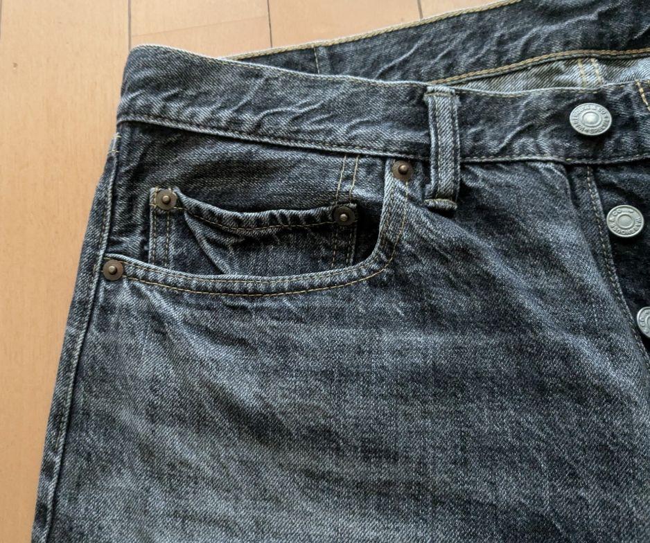 美品 WAREHOUSE ウエアハウス ブラック w36 1100 セコハン