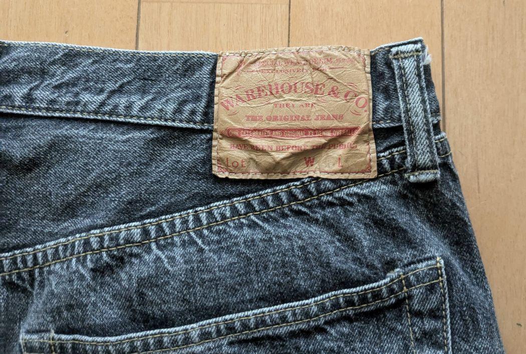 美品 WAREHOUSE ウエアハウス ブラック w36 1100 セコハン