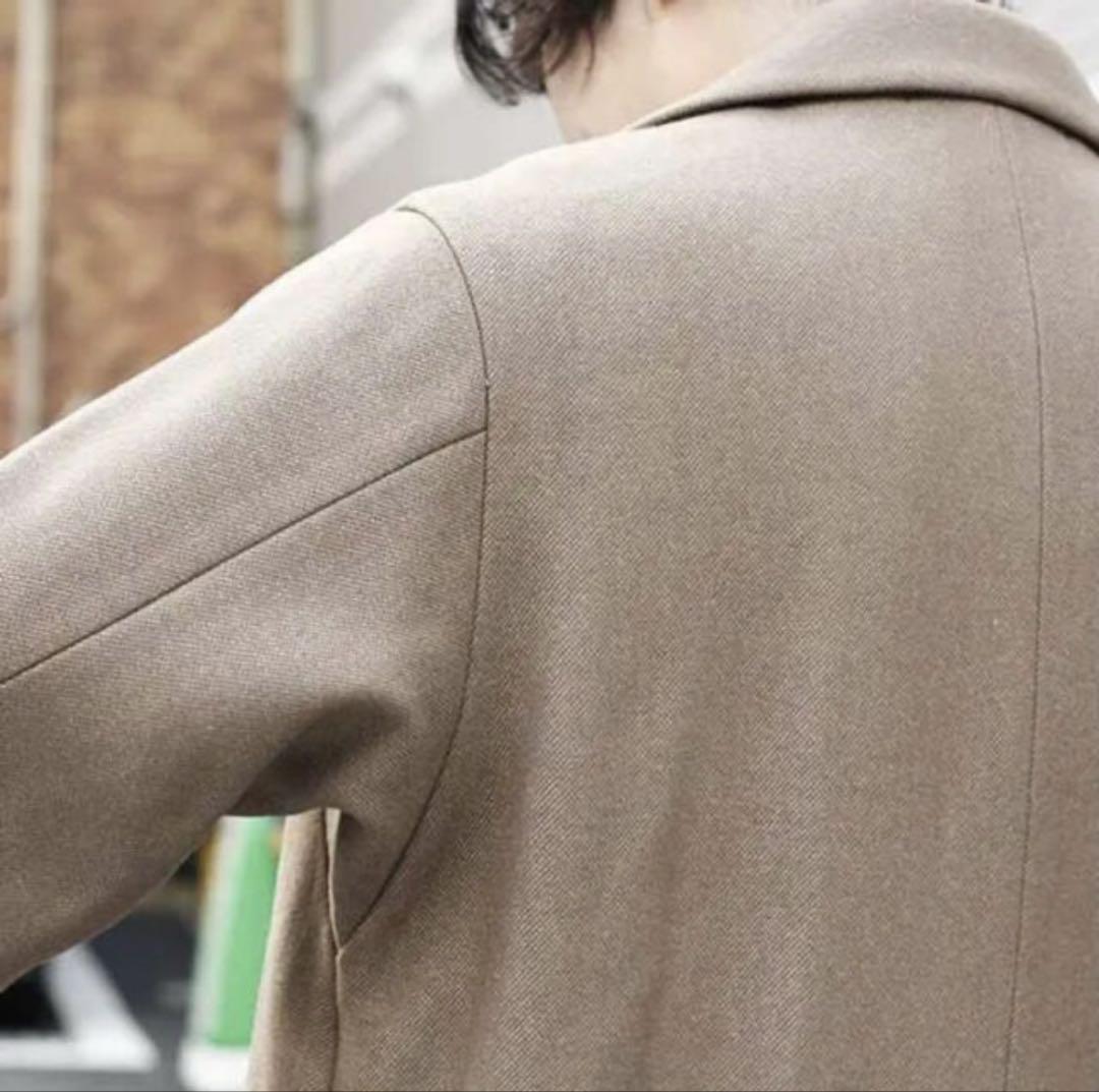 ジャケット・アウター AURALEE WOOL SILK MELTON SOUTIEN COLLAR