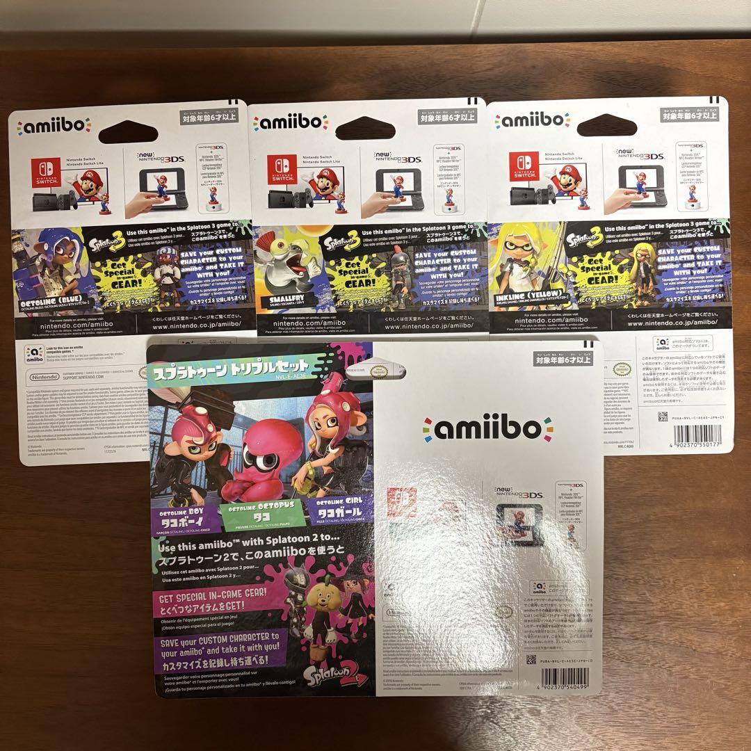 スプラトゥーン amiibo 3体セット + トリプルセット