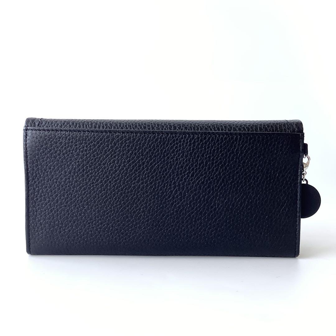 新品★ジルスチュアート★JILLSTUARTルナティかぶせ長財布★ブラック黒