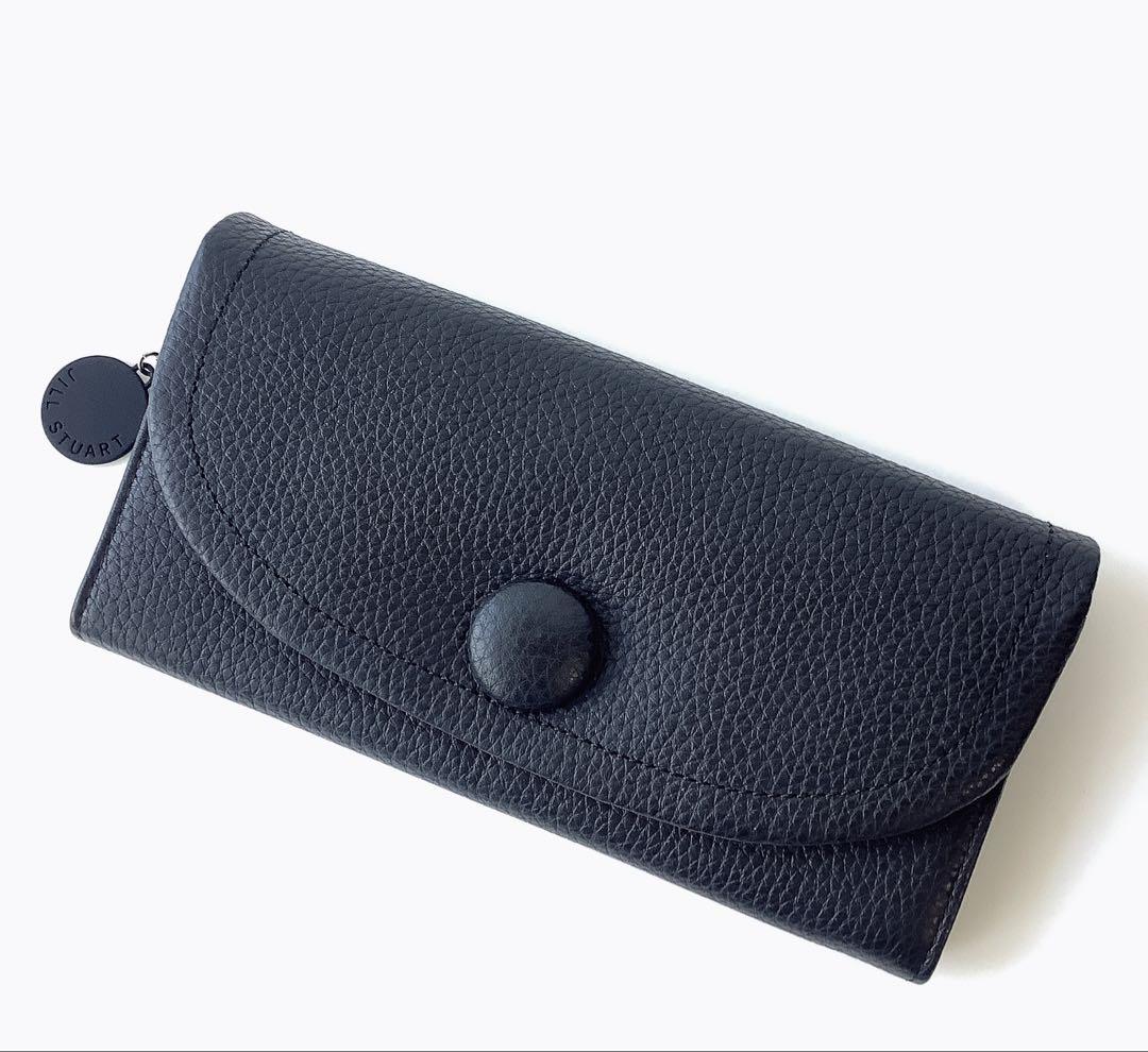 新品★ジルスチュアート★JILLSTUARTルナティかぶせ長財布★ブラック黒