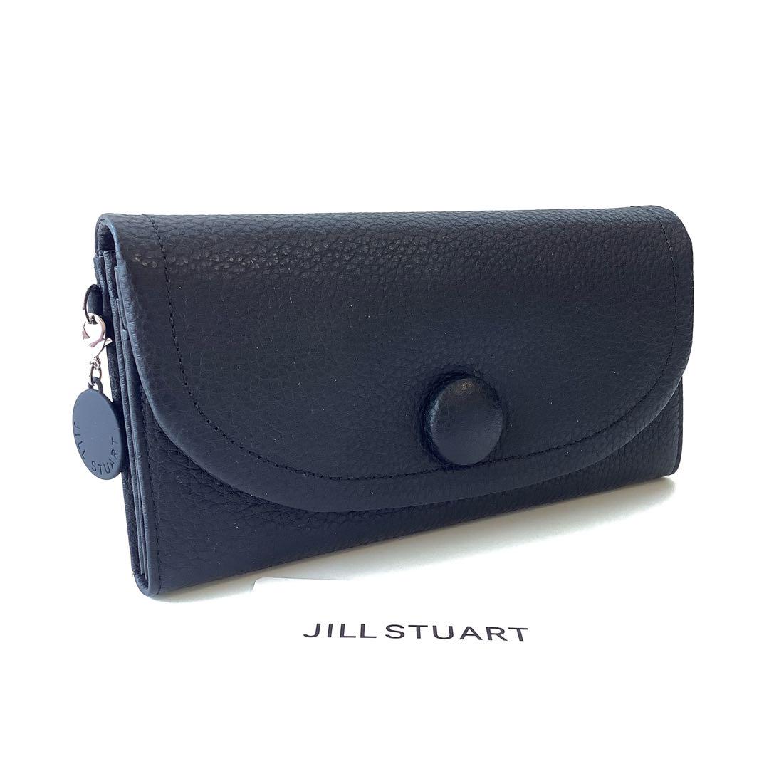 新品★ジルスチュアート★JILLSTUARTルナティかぶせ長財布★ブラック黒