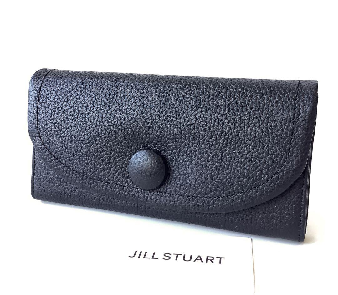 新品★ジルスチュアート★JILLSTUARTルナティかぶせ長財布★ブラック黒