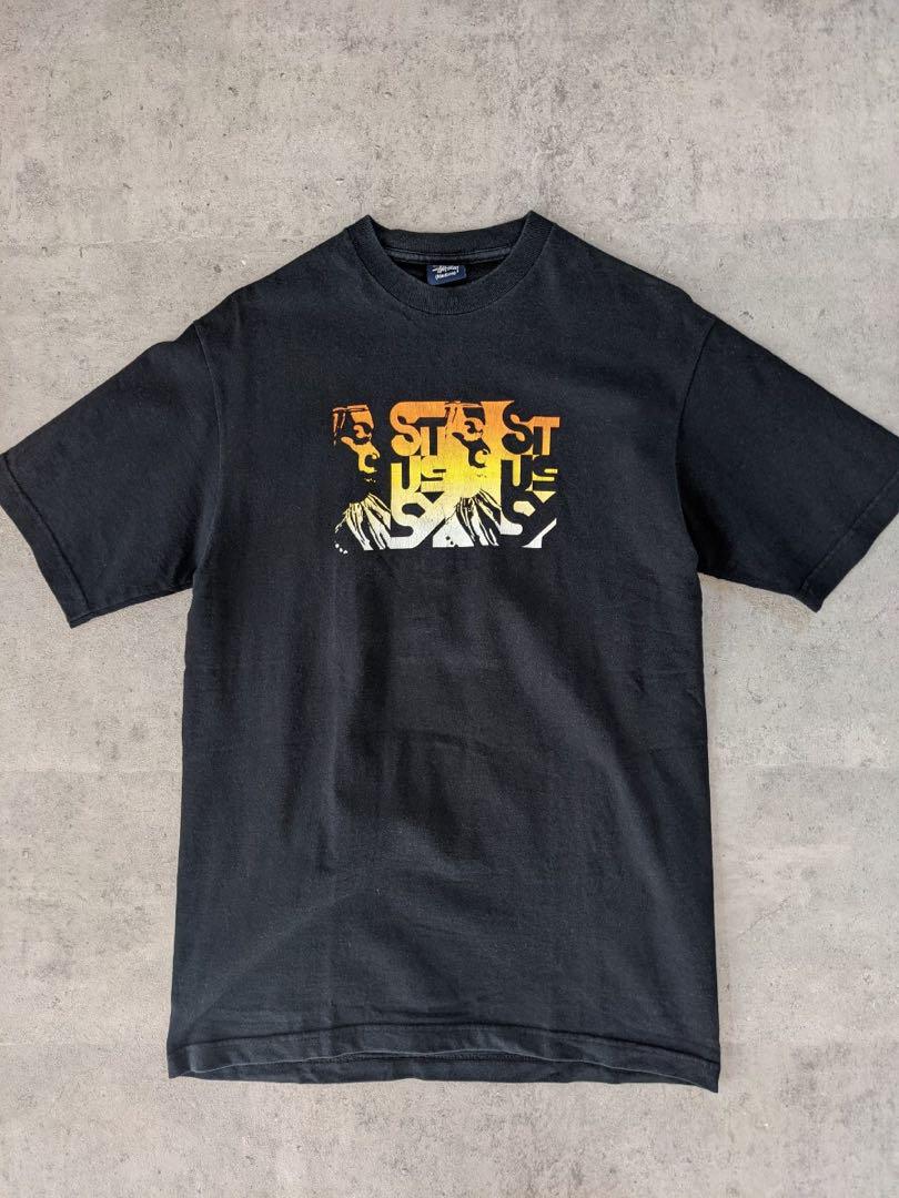 希少】90s stussy USA製 マフラー ステューシー 紺タグ old