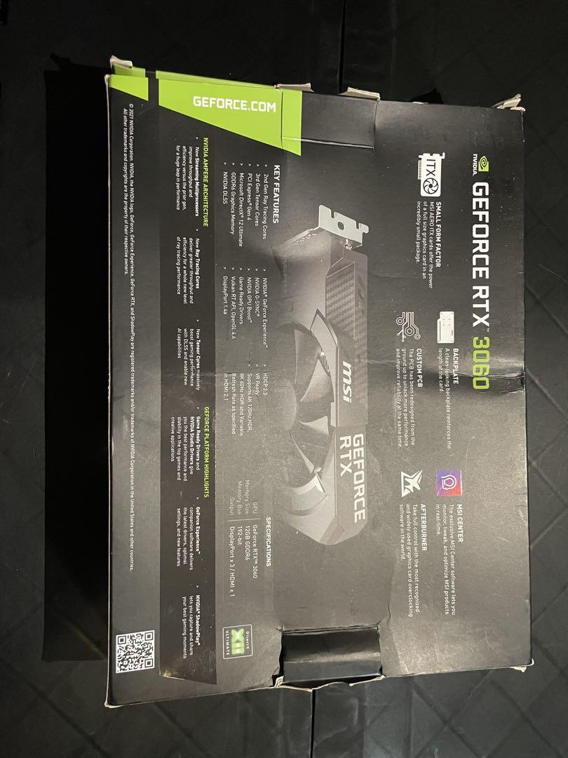 RTX3060 AERO 12GBグラフィックボード