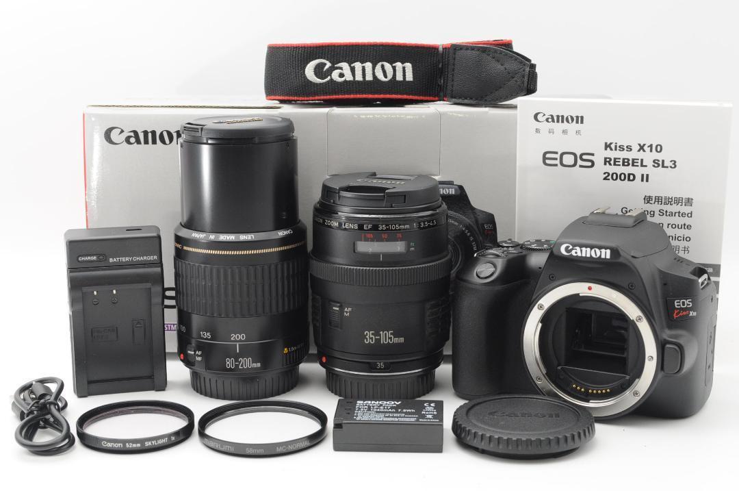 ◆新品級②◆ Canon EOS Kiss x10 ダブルレンズ ワンオーナ