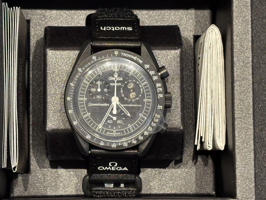 時計 OMEGA Swatch MISSION TO THE MOONPHASE