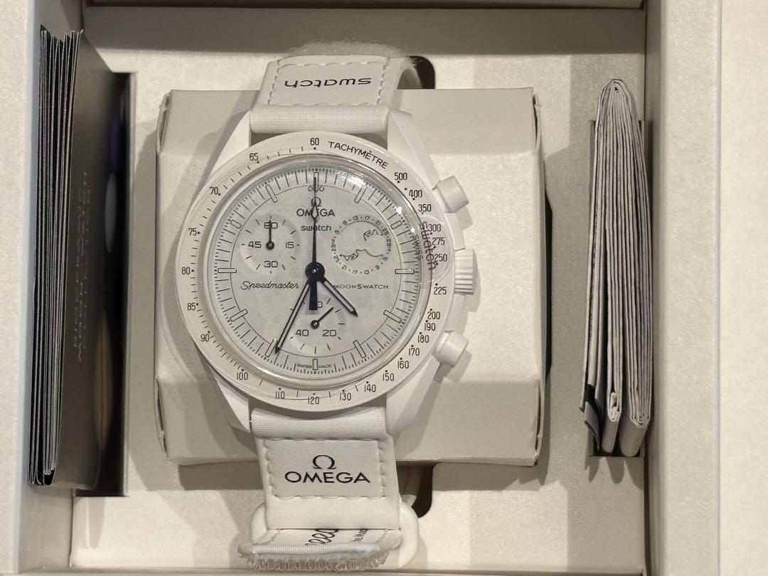 時計 OMEGA Swatch MISSION TO THE MOONPHASE