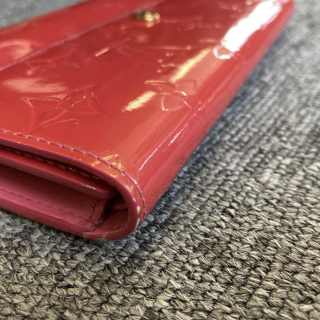 LOUIS VUITTON　三つ折り長財布　モノグラム　ヴェルニ　2662