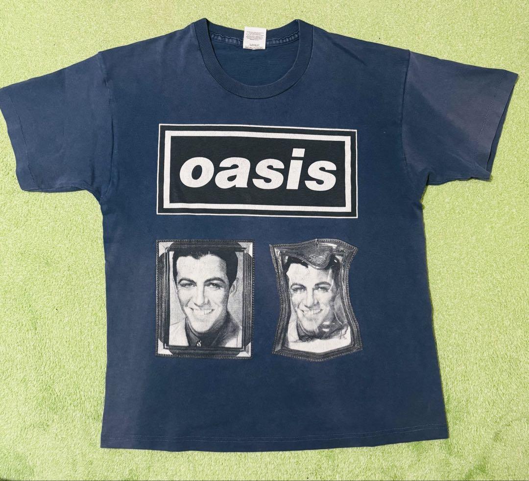 90s OASIS SHAKERMAKER Tシャツ　オアシス　フェード