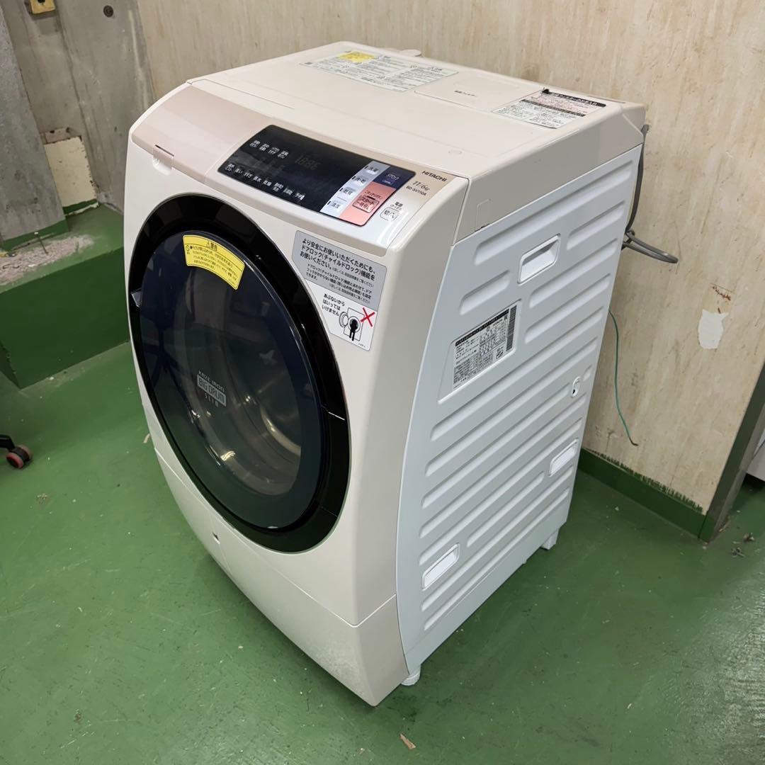 177送料設置無料 日立ドラム式洗濯機　乾燥機能付き　11㌔ 177送料設置無料 日立ドラム式洗濯機 乾燥機能付き 11㌔ - メルカリ