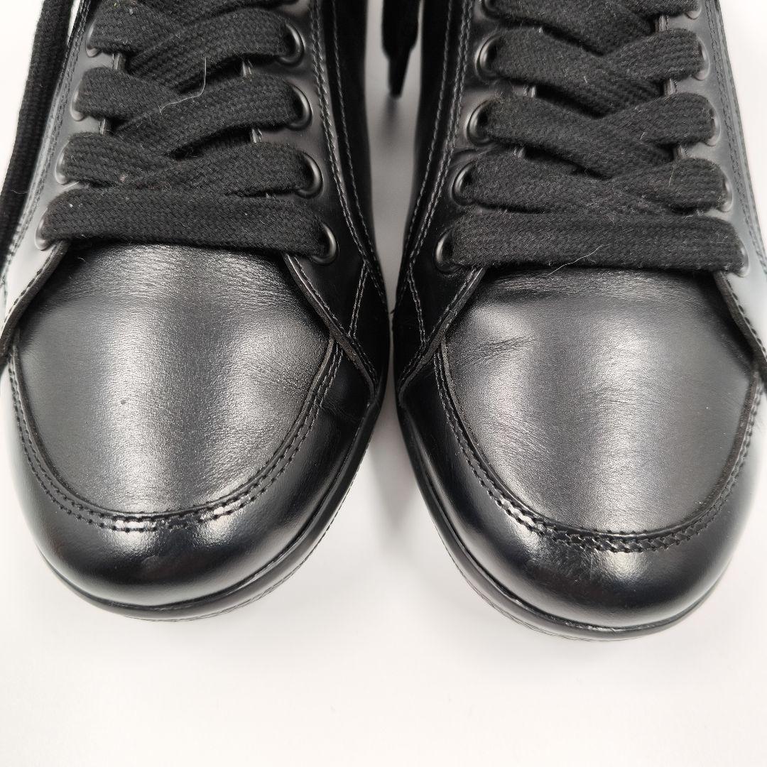 ★韓国の人気★【PRADA】★ブラッシュドレザースニーカー★ ☆韓国の人気☆【PRADA】☆ブラッシュドレザースニーカー☆ 靴
