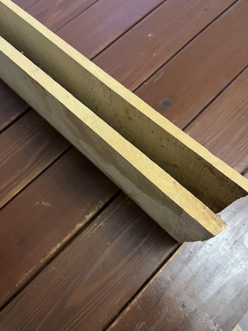 メイプル材 バイオリン4/4裏板 約380mm x 約120mm