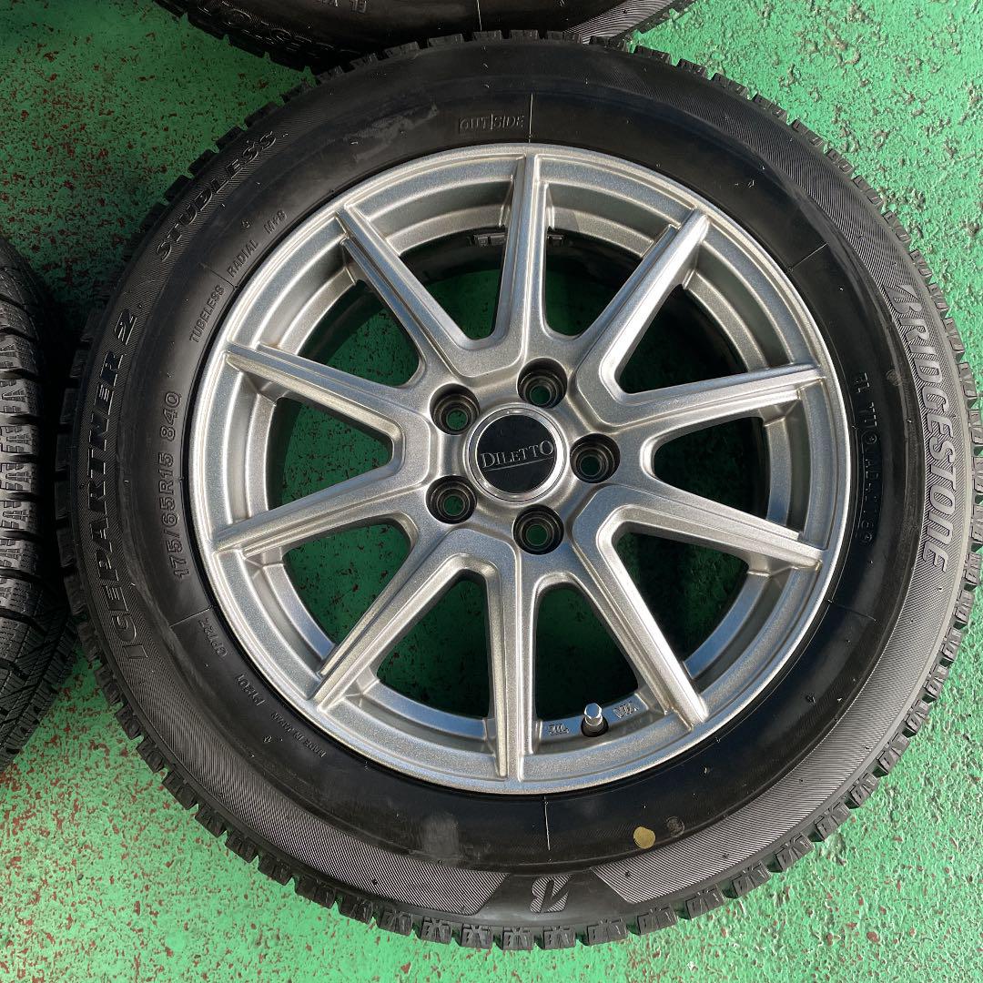 S165 BRIDGESTONE 175 65R15 スタッドレスセット ylrOq-m76384923680 最新品