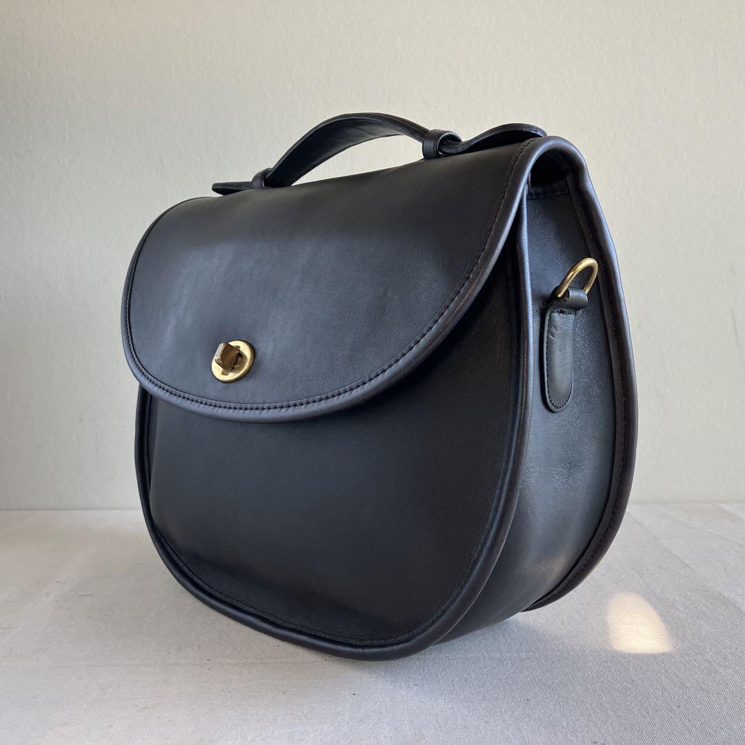Vintage Coach オールドコーチ ショルダーバッグ だるま 80s Vintage Coach オールドコーチ ショルダーバッグ だるま 80s