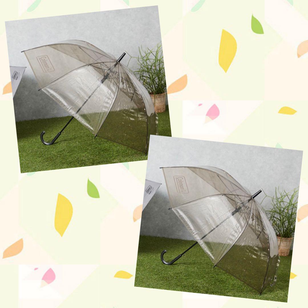新品未使用 ２本 Coleman 耐風ビニールジャンプ傘 65cm ローソン 新品 Coleman ビニール傘 ローソン 耐風ビニールジャンプ傘 65cm