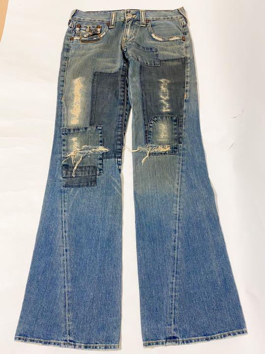 グレイ系,M最大15%OFFクーポンUSA製 ベルボトルデニムNo.807 / Levi's 数量限定価格!! ハンドメイド ジーパンセルビッチ 和柄 和風 W36 デニム/ジーンズ