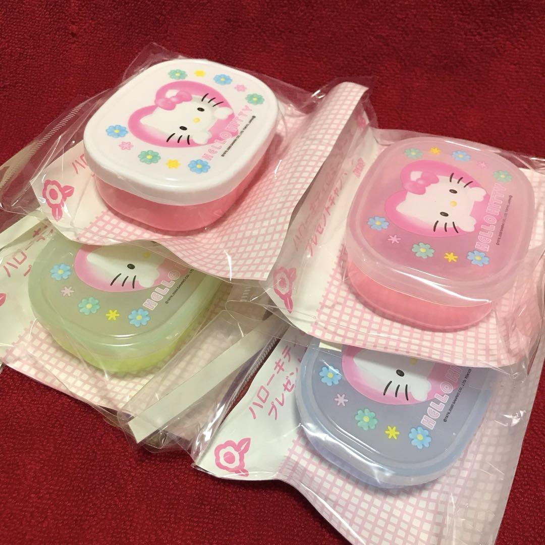 ハローキティ ミニケース タッパー 小物入れ ランチボックス
