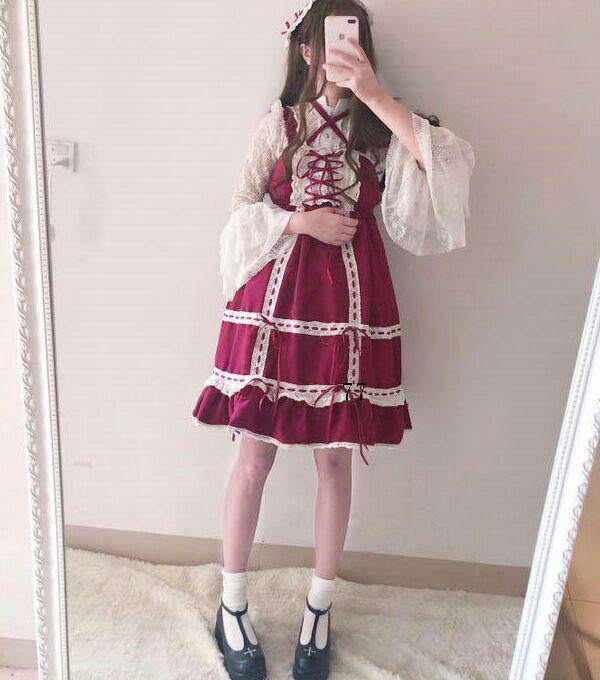 Sale 公式通販 L52 夏 Lolita 洋服 キャミワンピース Jsk かわ D ポイント10倍 Sale 公式通販 L52 夏 Lolita 洋服 キャミワンピース Jsk かわ D ポイント10倍