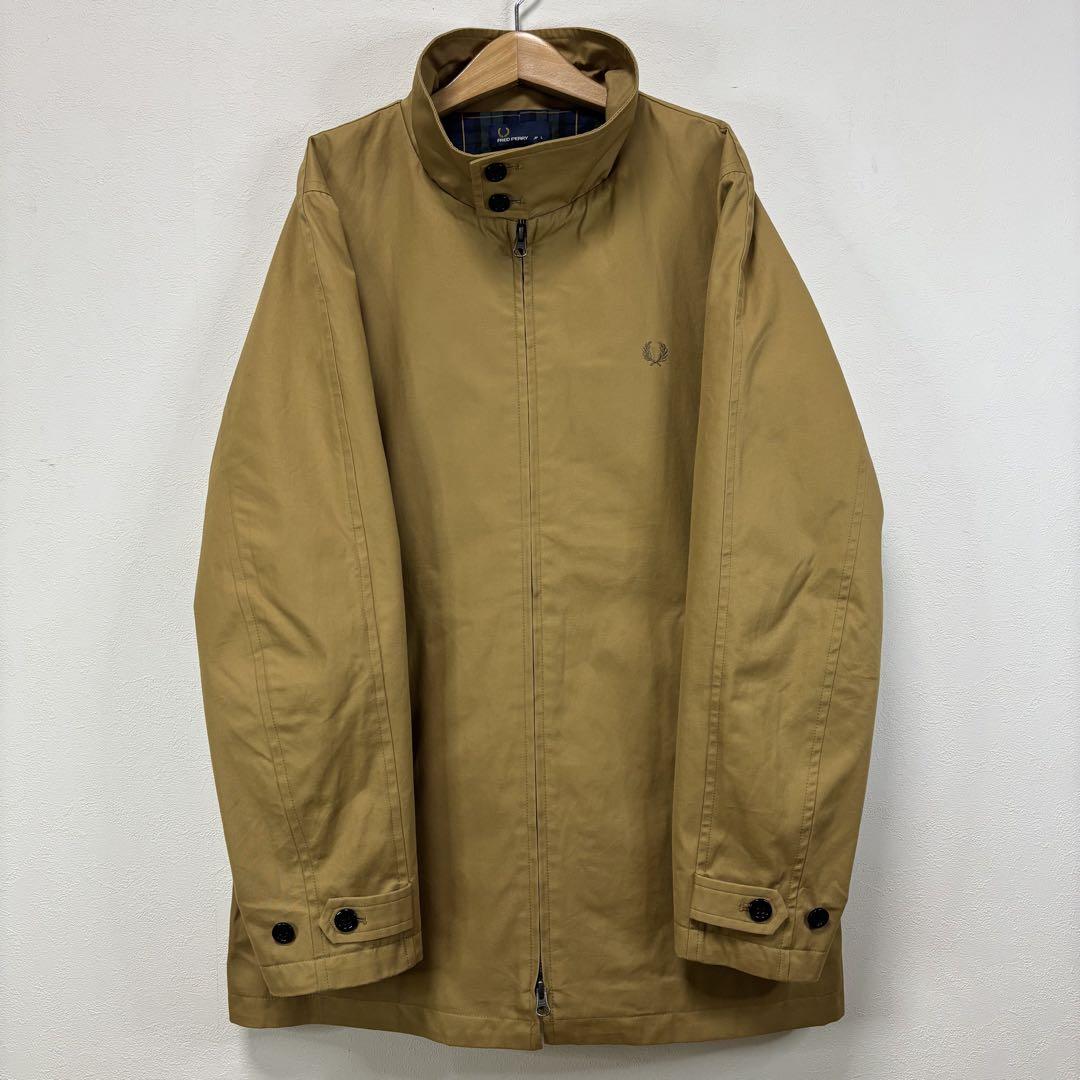 FRED PERRY フレッドペリー ミドル ステンカラー コート ジャケット