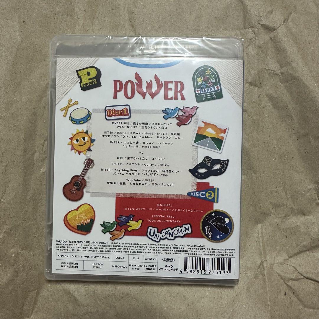 WEST. POWER Blu-ray 通常盤 - メルカリ