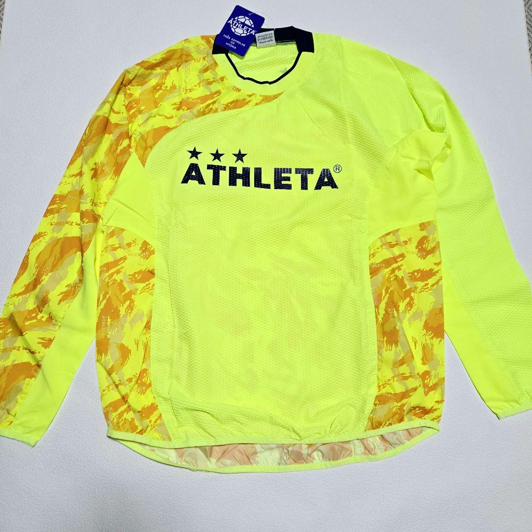 【未使用】ATHLETA　サッカー　ピステスーツ　ナイロン上下セットアップ