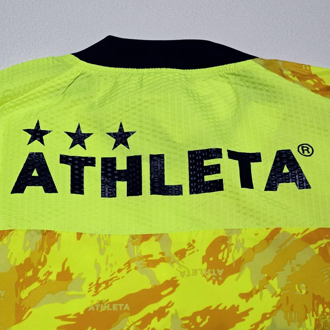 【未使用】ATHLETA　サッカー　ピステスーツ　ナイロン上下セットアップ