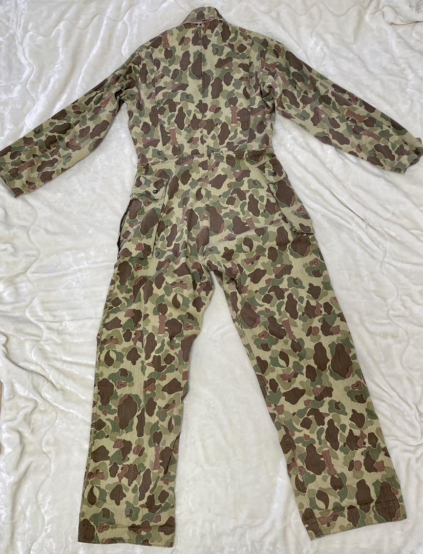40s 実物 M-42 ダックハンターカモ オールインワン HTB 美品