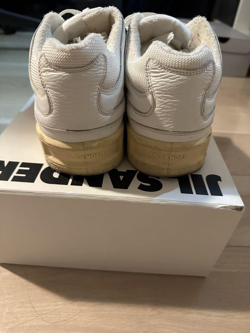 JIL SANDER レース ロゴ エンボス スニーカー ジルサンダー ロゴエンボススニーカー