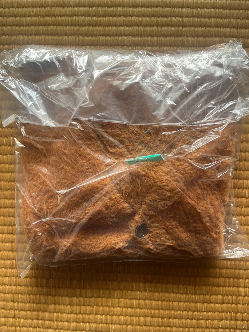 シャギーニットカーディガンM