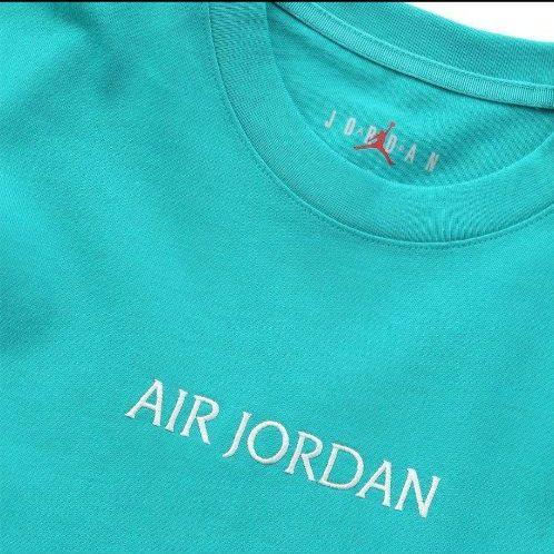 新品希少LナイキエアジョーダンTシャツ ターコイズティファニー