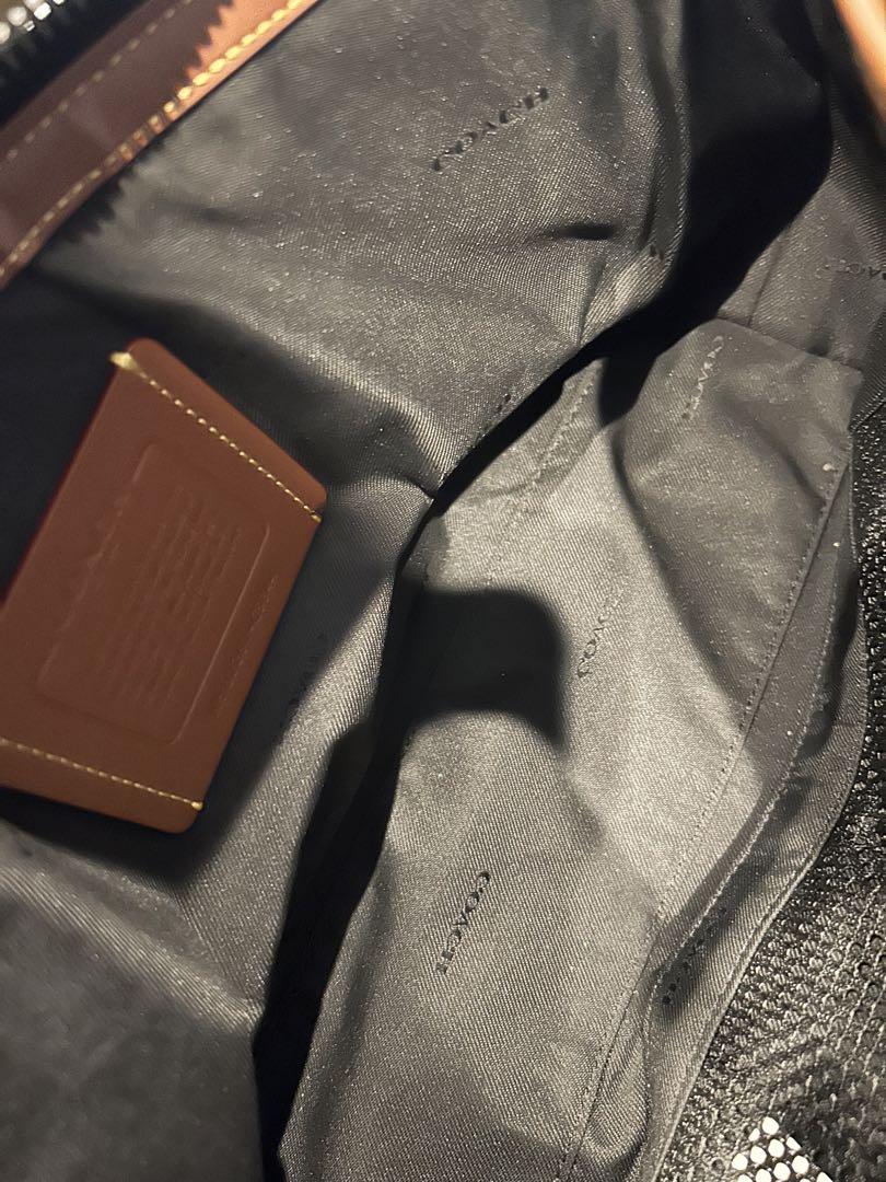 COACH イエロー ブラック バッグ