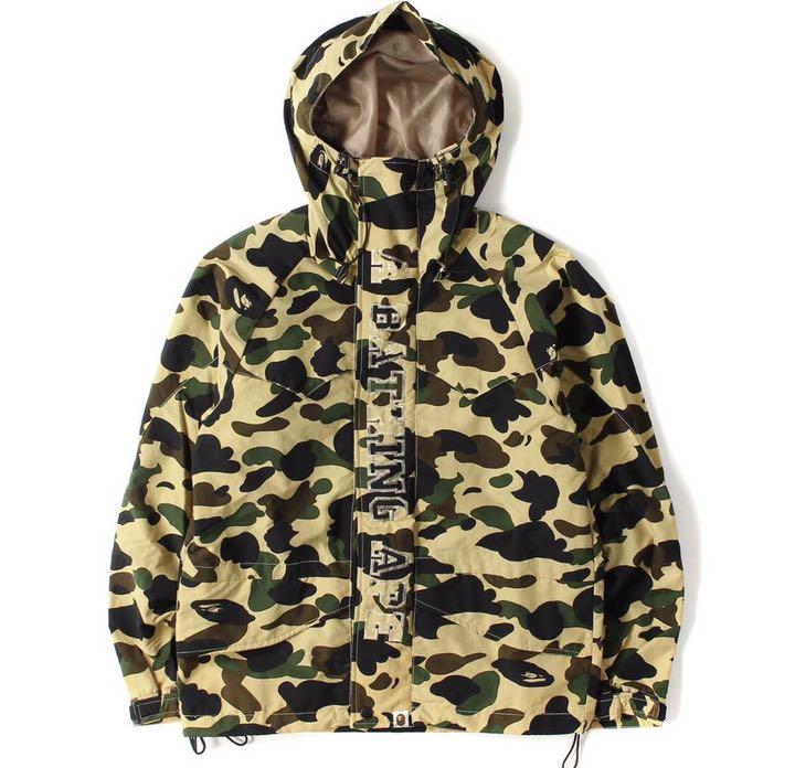 【人気ショップが最安値挑戦!】 BAPE エイプ APE BATHING A スノボジャケット - ダウンジャケット
