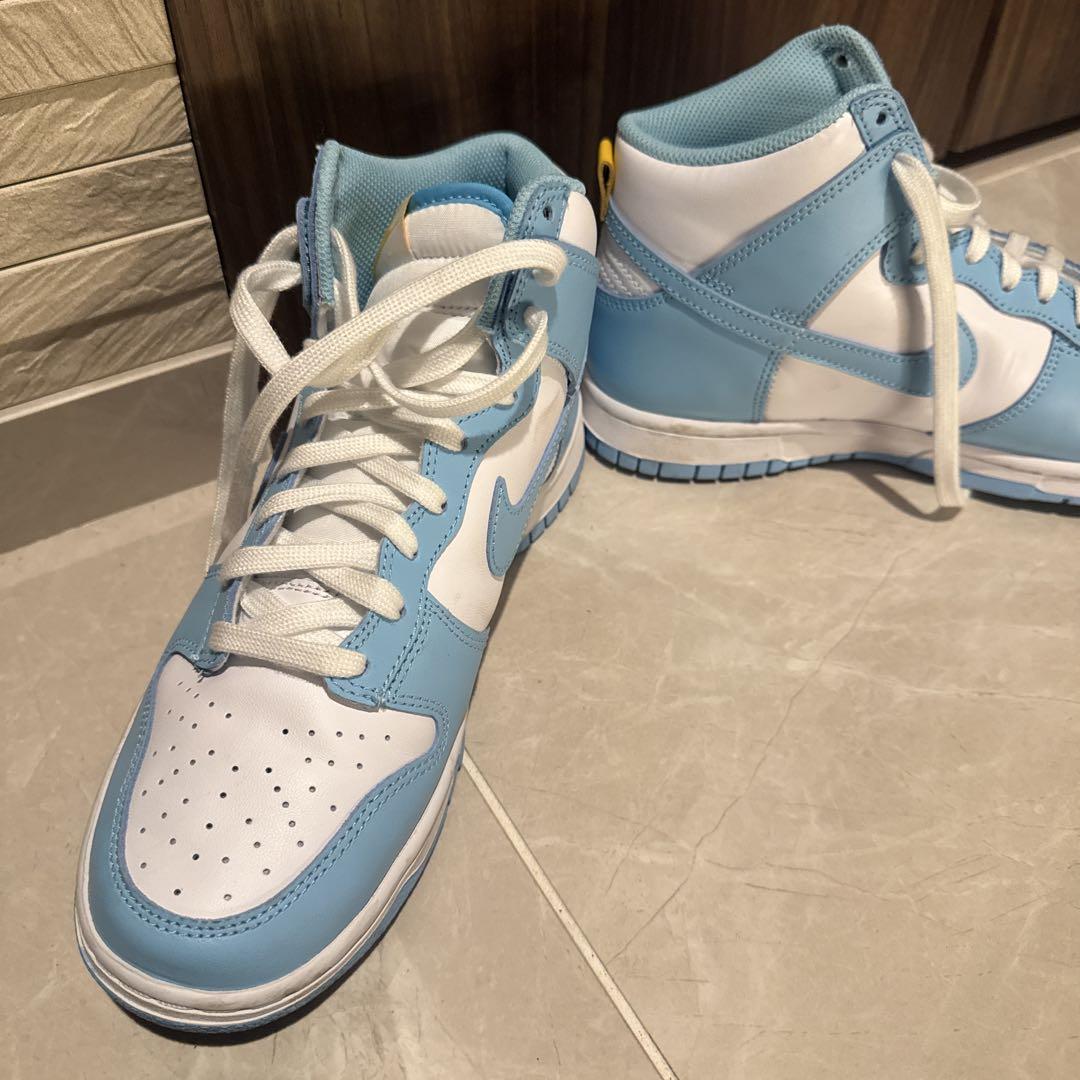 靴 NIKE DUNK HI RETRO. \"Blue Chill' 25.5cm