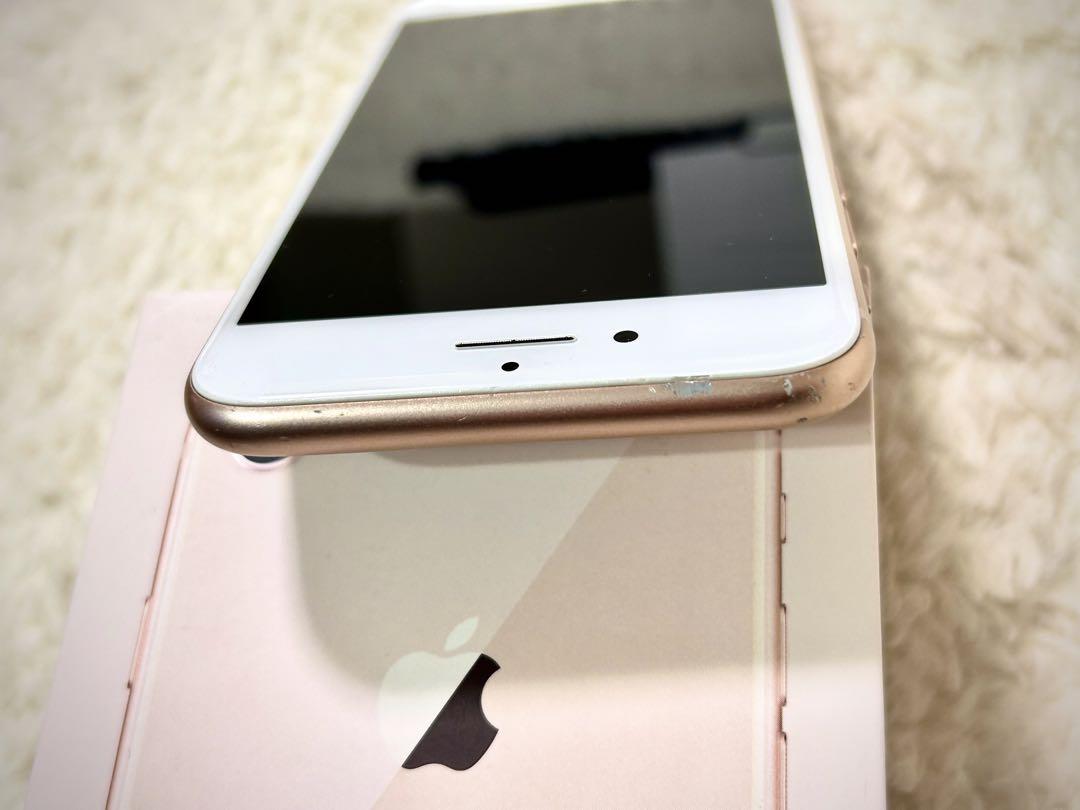 iPhone 8 64GB ゴールド battery93% ケース2種おまけ付