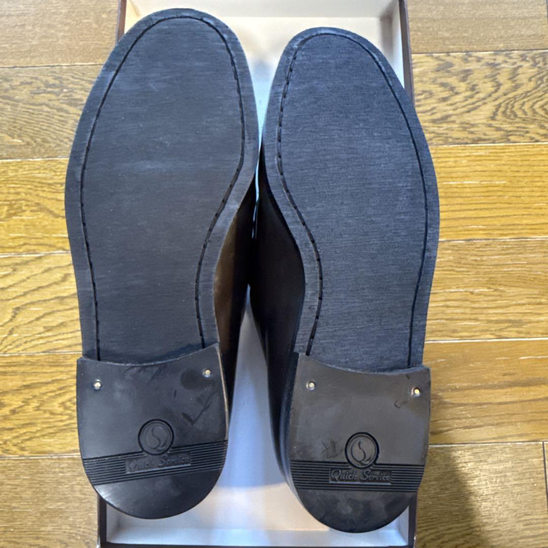 BALLY黒 レザー ビットローファー