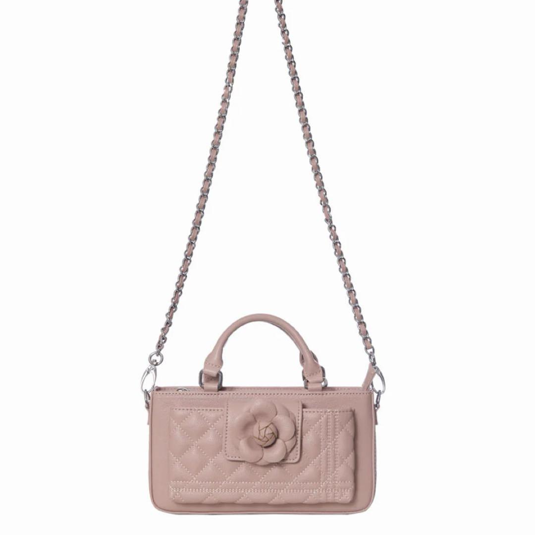Riu Rose phone bag ピンク