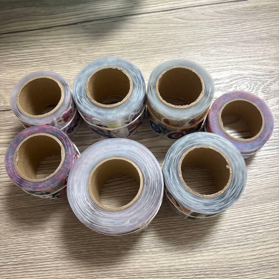 ロールシール 7個セット売り ヒス おしん 白猫 テンキュー オリ 美品