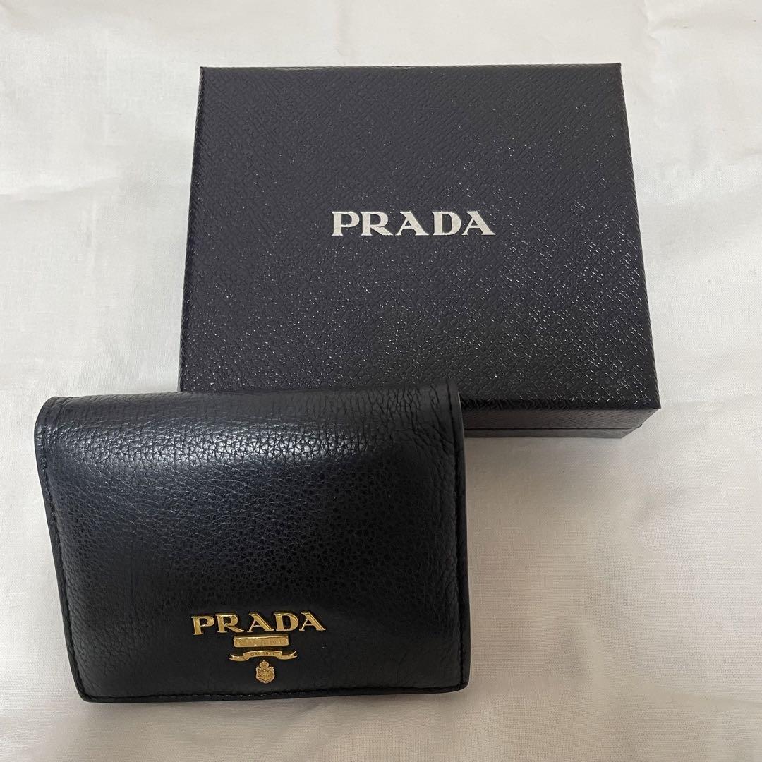 【本物保証】PRADA 財布 2つ折り