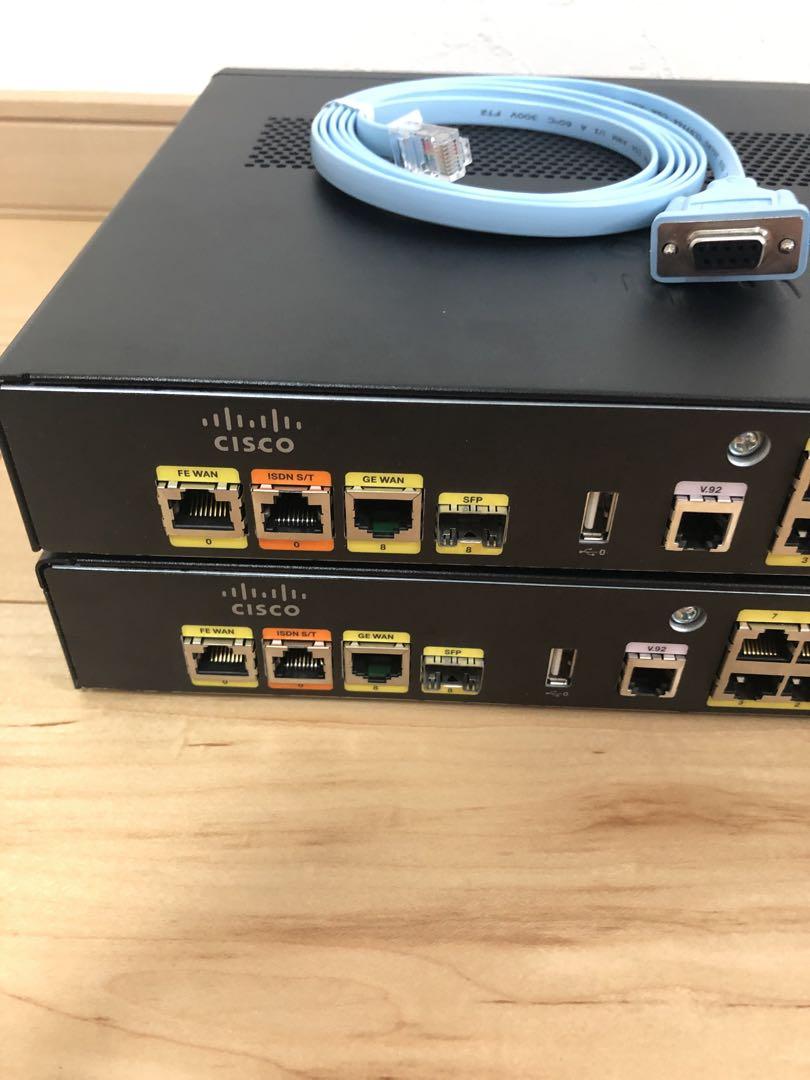 CCNA、CCNP】2台Cisco891FJ 最新 IOS15.9 - メルカリ