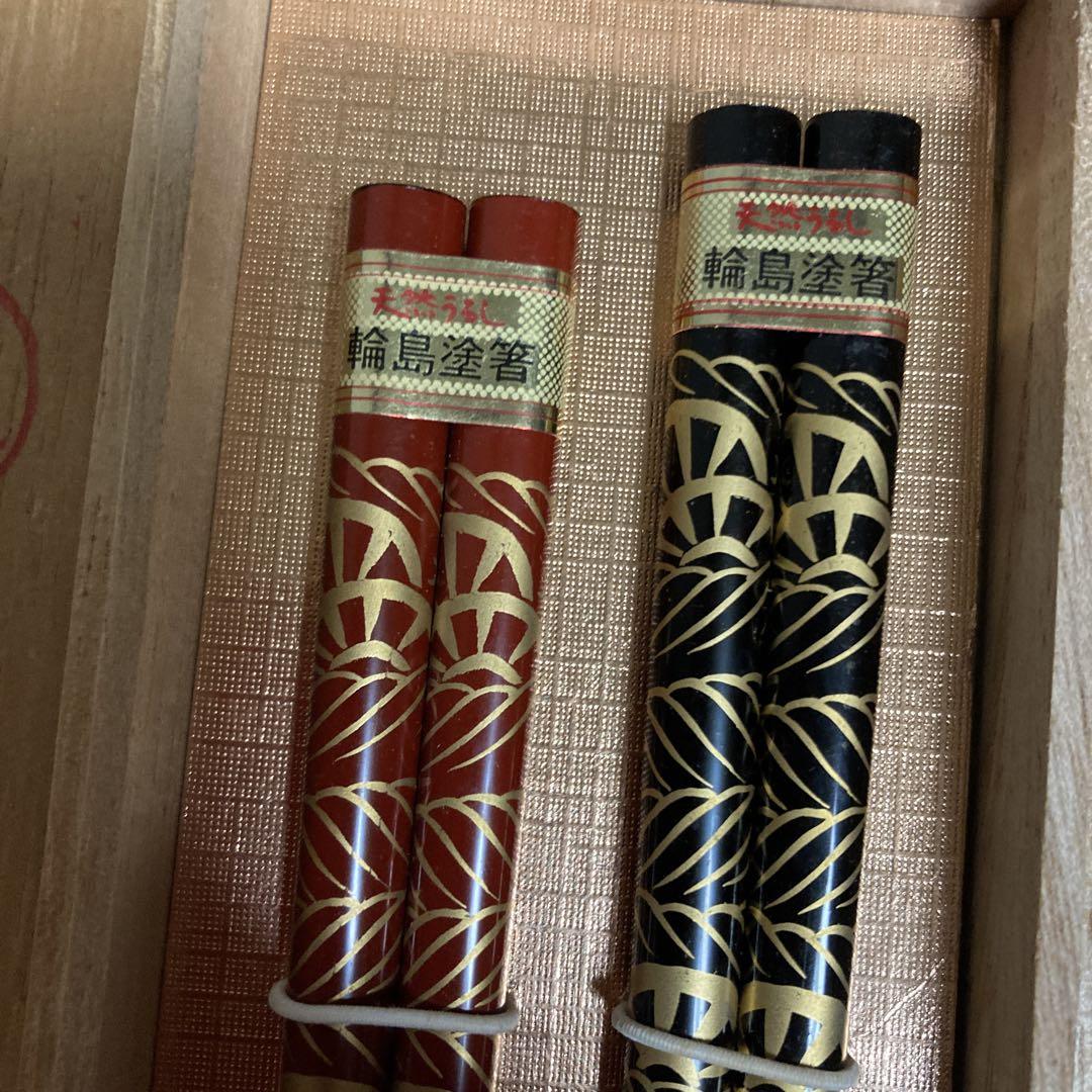 輪島塗箸　梨地　夫婦箸　稲忠 Amazon.co.jp: 高級 夫婦箸 輪島塗箸 鶴 黒&赤 輪島塗本舗 稲忠
