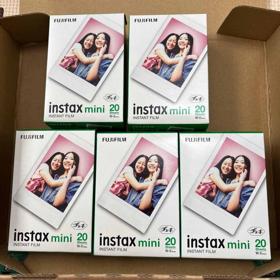 FUJIFILM instax mini インスタントフィルム 20枚入り5箱
