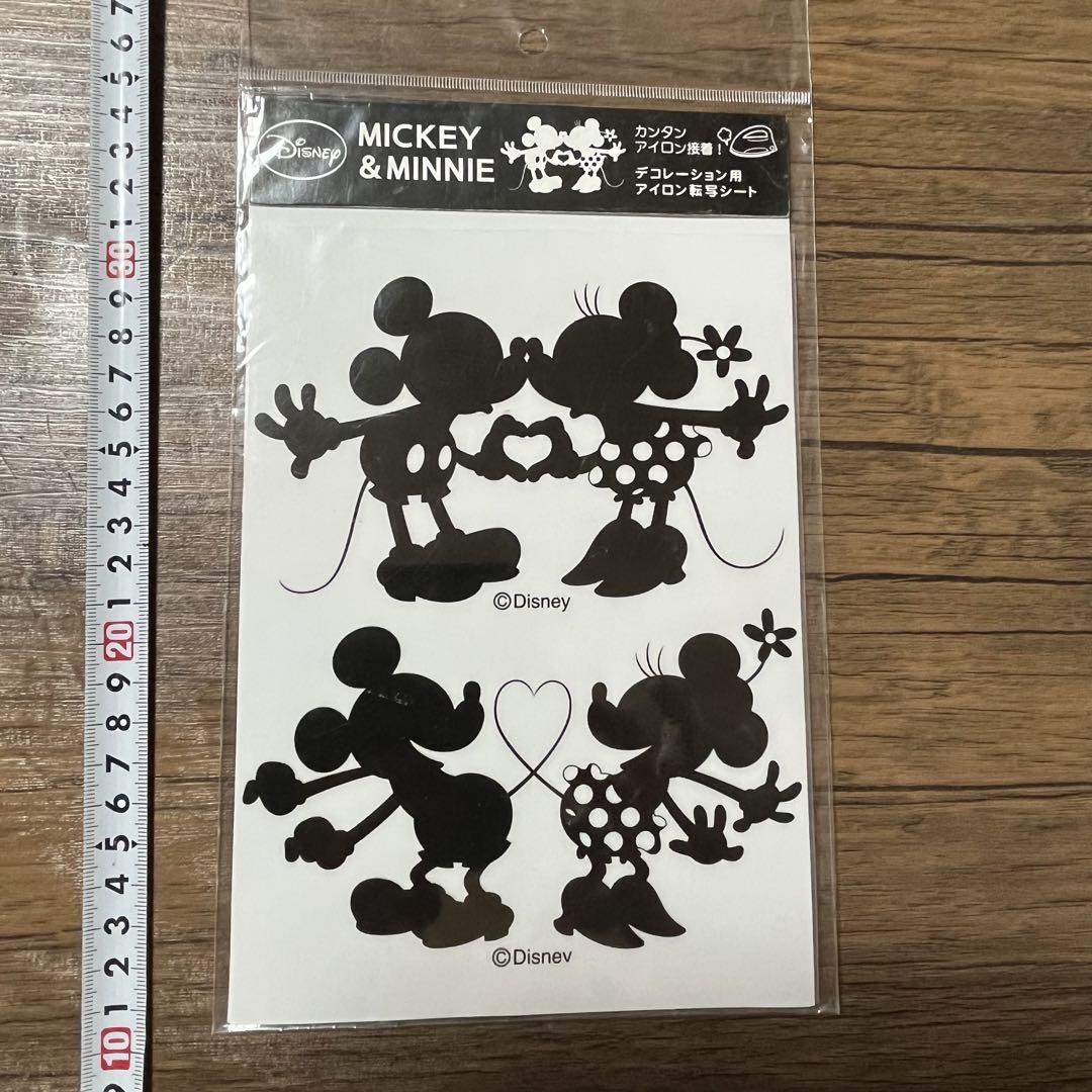 207 ミッキーマウス 花柄アイロン転写シート ミッキーマウス＆マニーマウス デコレーション用アイロン転写