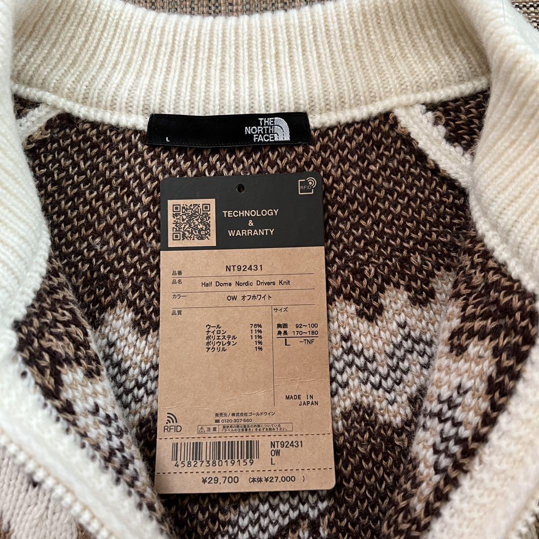 トップス THE NORTH FACE Half Dome Nordic Knit L