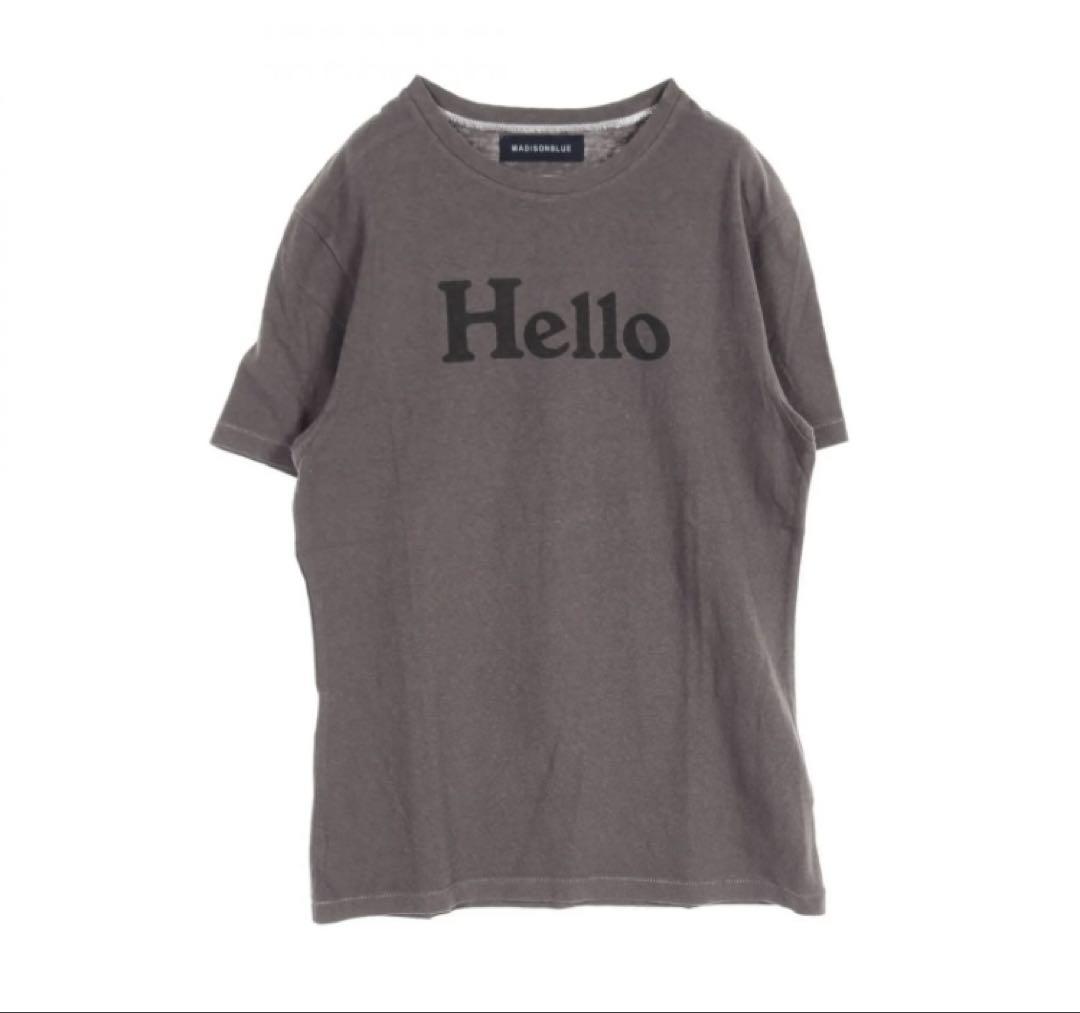 Madison BlueマディソンブルーHelloTシャツグレー01